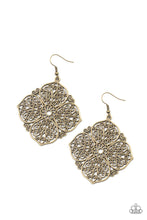 Load image into Gallery viewer, Dubai Detour - Brass Earrings Paparazzi Accessories