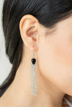 Load image into Gallery viewer, Drop-Dead Dainty - Black Earrings Paparazzi Accessories