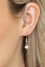Load image into Gallery viewer, Instant Icon - White Rhinestone Necklace Paparazzi Accessories
