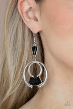 Load image into Gallery viewer, Deco Dancing - Black Earrings Paparazzi Accessories