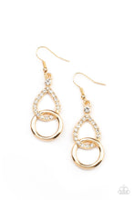Load image into Gallery viewer, Red Carpet Couture - Gold Earrings Paparazzi Accessories