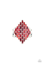 Load image into Gallery viewer, Hive Hustle - Red Rhinestone Ring Paparazzi Accessories
