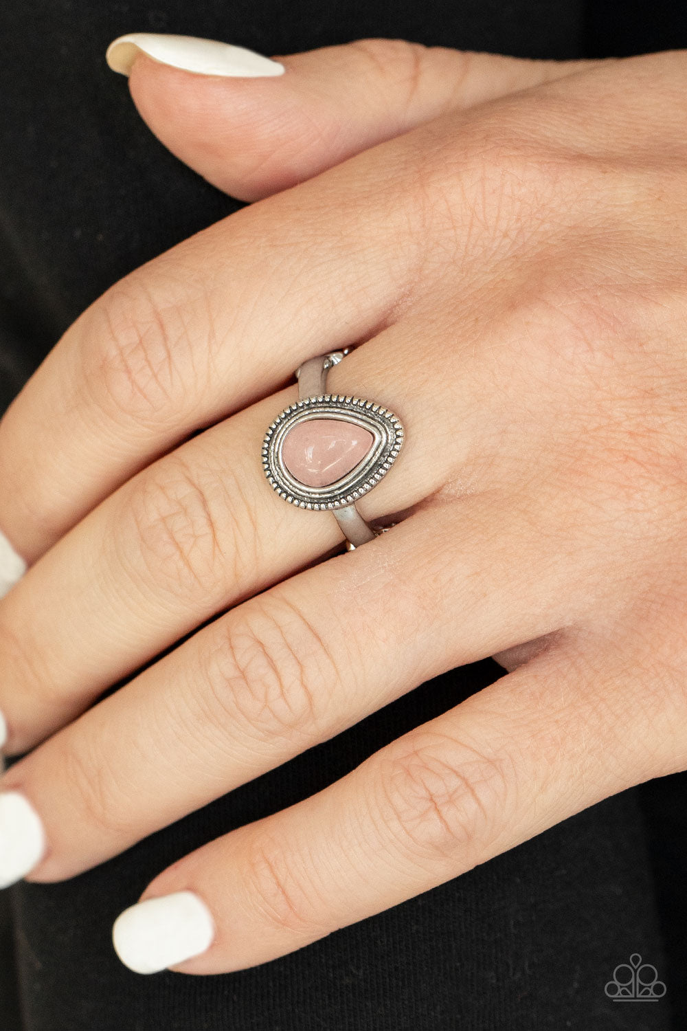 Eco Elements - Pink Rose Quartz Ring Paparazzi Accessories