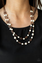 Load image into Gallery viewer, Essentially Earthy - Copper Stone Necklace Paparazzi Accessories