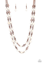 Load image into Gallery viewer, Essentially Earthy - Copper Stone Necklace Paparazzi Accessories