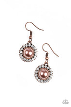 Load image into Gallery viewer, Fashion Show Celebrity Copper Earring Paparazzi Accessories