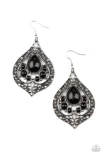 Load image into Gallery viewer, New Delhi Nouveau - Black Earrings Paparazzi Accessories