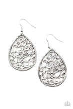 Load image into Gallery viewer, Tour de Garden - Silver Earrings Paparazzi Accessories