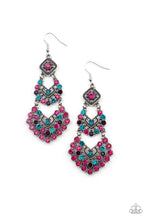 Load image into Gallery viewer, All For The GLAM - Multi Rhinestone Earrings Paparazzi Accessories