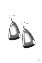 Load image into Gallery viewer, Irresistibly Industrial - Black Earrings Paparazzi Accessories