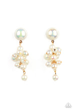 Load image into Gallery viewer, Dont Rock The YACHT - Gold Pearl Post Earrings Paparazzi Accessories