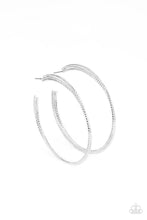 Load image into Gallery viewer, Candescent Curves - Silver Earrings Paparazzi Accessories