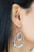 Load image into Gallery viewer, Museum Muse - Silver Earrings Paparazzi Accessories
