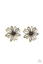 Load image into Gallery viewer, Artisan Arbor - Brass Earrings Paparazzi Accessories