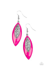 Load image into Gallery viewer, Venetian Vanity - Pink Earrings Paparazzi Accessories