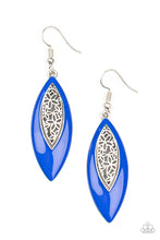 Load image into Gallery viewer, Venetian Vanity - Blue Earrings Paparazzi Accessories
