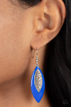 Load image into Gallery viewer, Venetian Vanity - Blue Earrings Paparazzi Accessories