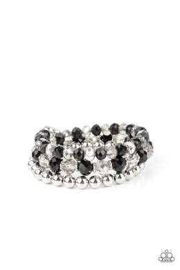 Gimme Gimme - Black Coil  Bracelet Paparazzi Accessories