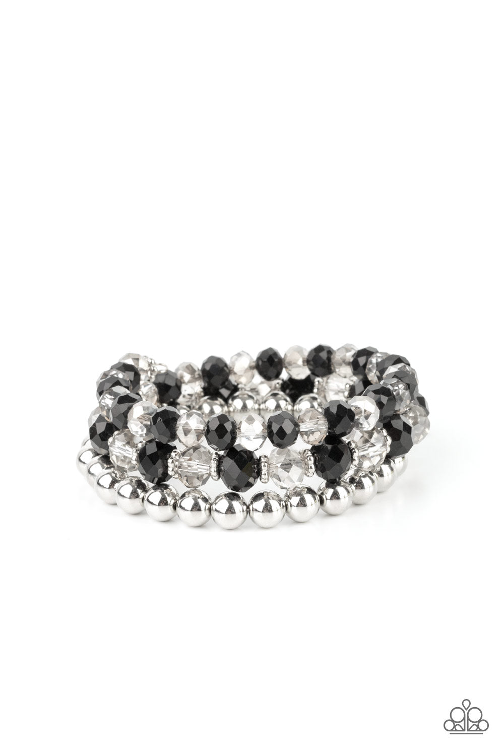 Gimme Gimme - Black Coil  Bracelet Paparazzi Accessories