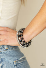 Load image into Gallery viewer, Gimme Gimme - Black Coil  Bracelet Paparazzi Accessories