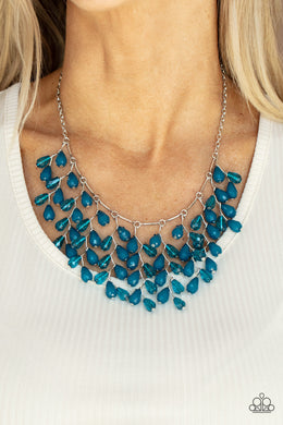 Garden Fairytale - Blue Necklace Paparazzi Accessories