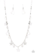 Load image into Gallery viewer, Starry Shindig - Silver Necklace Paparazzi Accessories