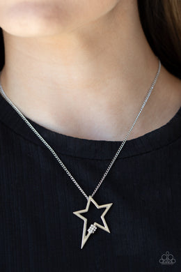 Light Up The Sky - White Necklace Paparazzi Accessories