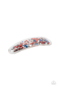 Barrette,patriotic,stars,Oh, My Stars and Stripes - Multi Hair Accessory