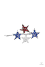 Load image into Gallery viewer, Stellar Celebration - Blue Hair Accessory Paparazzi Accessories