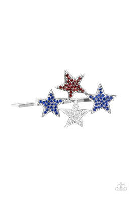 Stellar Celebration - Blue Hair Accessory Paparazzi Accessories