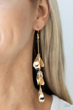 Load image into Gallery viewer, Arrival CHIME - Gold Earrings Paparazzi Accessories