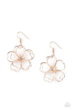 Load image into Gallery viewer, Petal Power - Rose Gold Earrings Paparazzi Accessories