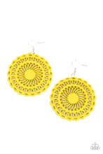 Load image into Gallery viewer, Island Sun - Yellow Earrings Paparazzi Accessories