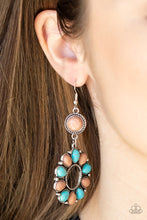 Load image into Gallery viewer, Back At The Ranch - Multi Stone Earrings Paparazzi Accessories