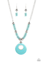 Load image into Gallery viewer, Oasis Goddess - Blue Stone Necklace Paparazzi Accessories