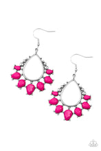 Load image into Gallery viewer, Flamboyant Ferocity - Pink Earrings Paparazzi Accessories