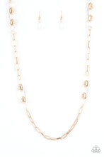 Load image into Gallery viewer, Have I Made Myself Clear? - Gold Necklace Paparazzi Accessories
