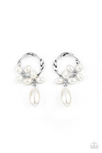Load image into Gallery viewer, Elegant Expo - White Pearl Posts Earrings Paparazzi Accessories