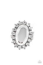 Load image into Gallery viewer, Bling Of All Bling - White Rhinestone Ring Paparazzi Accessories