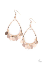 Load image into Gallery viewer, Meet Your Music Maker - Rose Gold Earrings Paparazzi Accessories