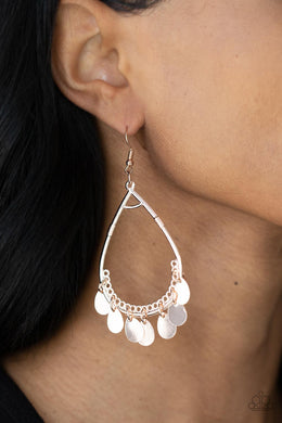 Meet Your Music Maker - Rose Gold Earrings Paparazzi Accessories