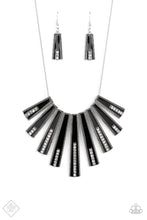Load image into Gallery viewer, Fan-tastically Deco - Black Necklace Paparazzi Accessories