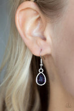 Load image into Gallery viewer, Vintage Validation - Purple Rhinestone Necklace Paparazzi Accessories