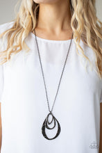 Load image into Gallery viewer, Relic Renaissance - Black Necklace Paparazzi Accessories