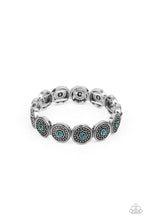 Load image into Gallery viewer, Colorfully Celestial - Blue Rhinestone Stretchy Bracelet Paparazzi Accessories