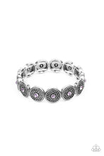 Load image into Gallery viewer, Colorfully Celestial - Purple Rhinestone Stretchy Bracelet Paparazzi Accessories