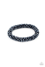 Load image into Gallery viewer, Wake Up and Sparkle - Blue Stretchy Bracelet Paparazzi Accessories