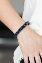 Load image into Gallery viewer, Wake Up and Sparkle - Blue Stretchy Bracelet Paparazzi Accessories