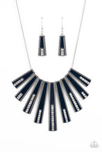 Load image into Gallery viewer, FAN-tastically Deco - Blue Necklace Paparazzi Accessories