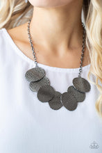 Load image into Gallery viewer, Industrial Wave - Black Necklace Paparazzi Accessories